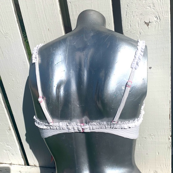 Stoney Clover Lane Sweetheart Bikini Top XS white - Picture 4 of 15